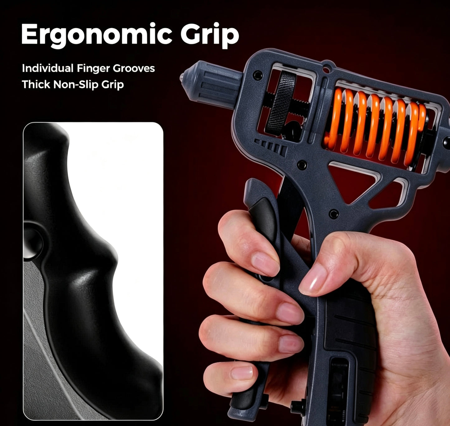 Limited Clearance Discount | 10-660LBS Adjustable Ergonomic H-Shaped Hand Grip Strengthener for Forearm Training & Hand Rehabilitation