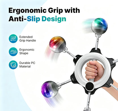 Warehouse Clearance 360° Rotating Wrist & Forearm Trainer, Full Upper Body Strength Training Tool for Arms, Shoulders & Chest, Compact Portable Home & Gym Fitness Equipment