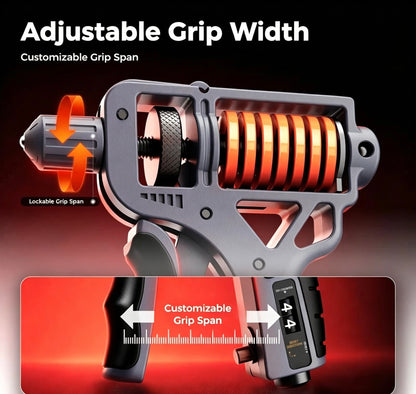 Limited Clearance Discount | 10-660LBS Adjustable Ergonomic H-Shaped Hand Grip Strengthener for Forearm Training & Hand Rehabilitation