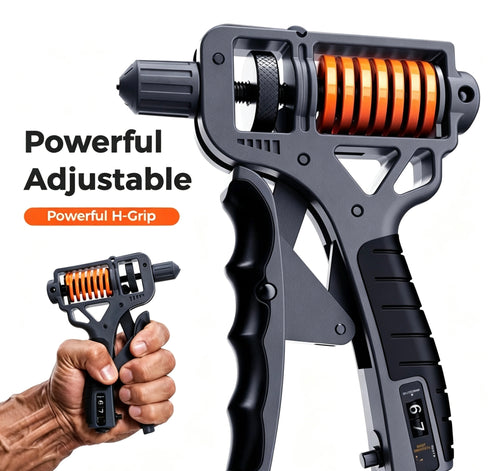 Limited Clearance Discount | 10-660LBS Adjustable Ergonomic H-Shaped Hand Grip Strengthener for Forearm Training & Hand Rehabilitation