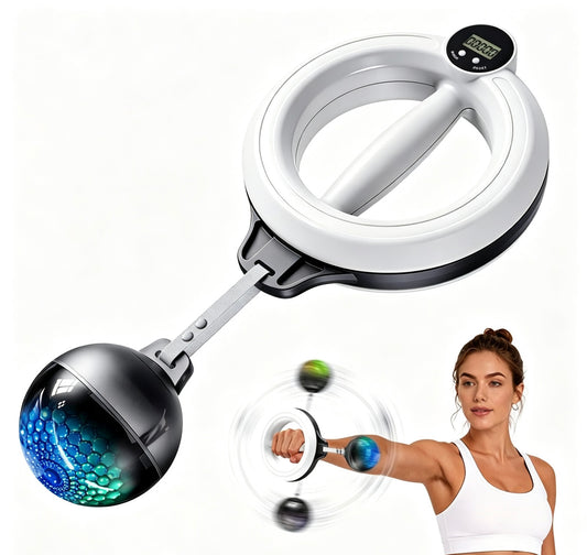 Warehouse Clearance 360° Rotating Wrist & Forearm Trainer, Full Upper Body Strength Training Tool for Arms, Shoulders & Chest, Compact Portable Home & Gym Fitness Equipment