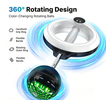Warehouse Clearance 360° Rotating Wrist & Forearm Trainer, Full Upper Body Strength Training Tool for Arms, Shoulders & Chest, Compact Portable Home & Gym Fitness Equipment