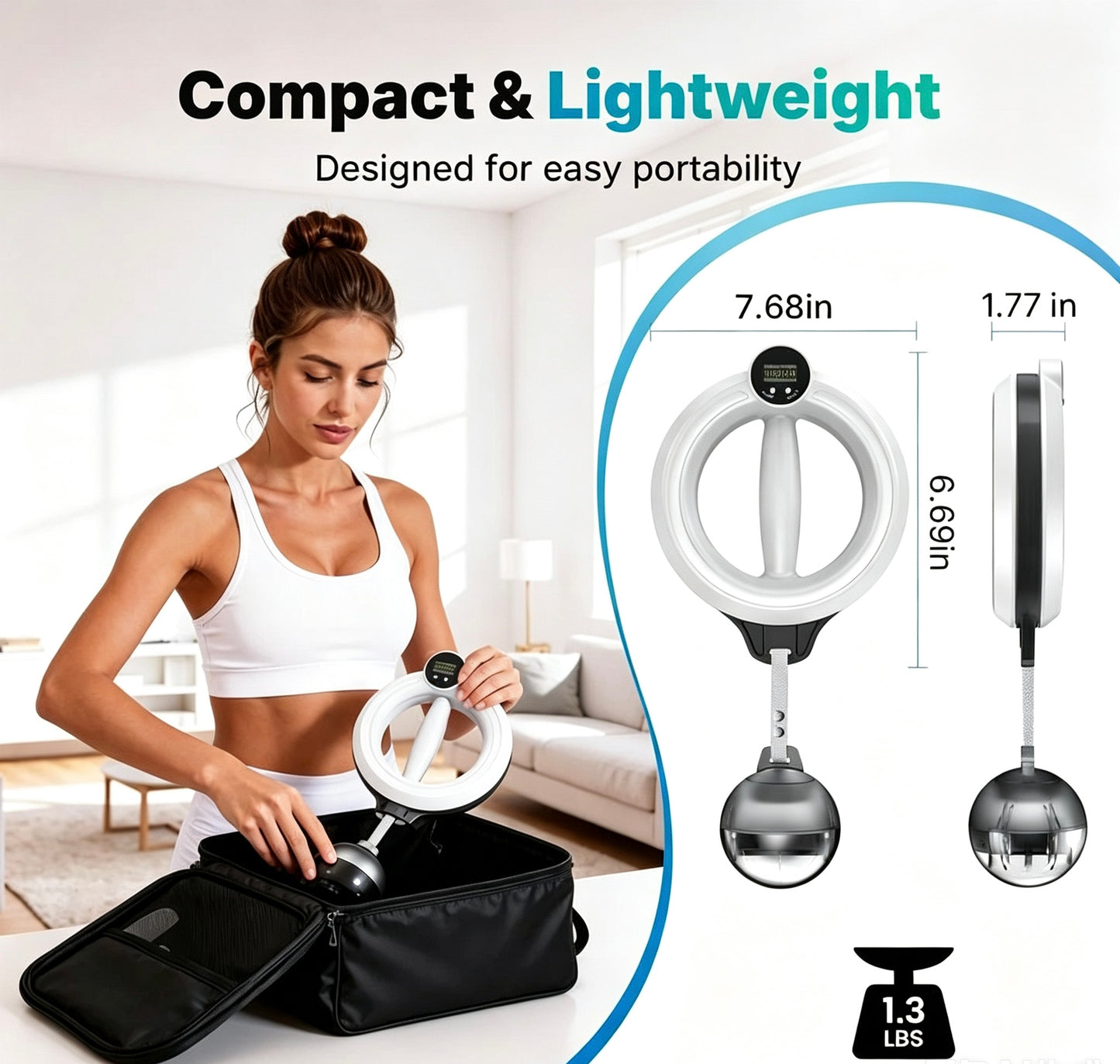 Warehouse Clearance 360° Rotating Wrist & Forearm Trainer, Full Upper Body Strength Training Tool for Arms, Shoulders & Chest, Compact Portable Home & Gym Fitness Equipment
