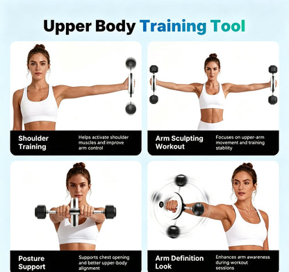 Warehouse Clearance 360° Rotating Wrist & Forearm Trainer, Full Upper Body Strength Training Tool for Arms, Shoulders & Chest, Compact Portable Home & Gym Fitness Equipment