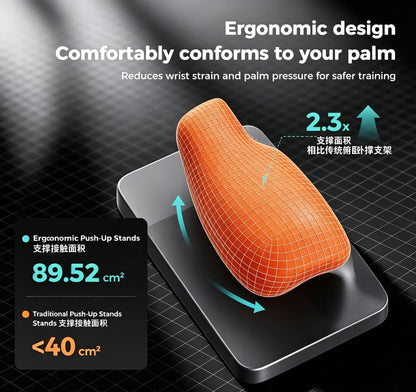 Final Stock Clearance | Ergonomic Wrist-Safe Push-Up Stands | Get Free Professional Training Mat While Stocks Last