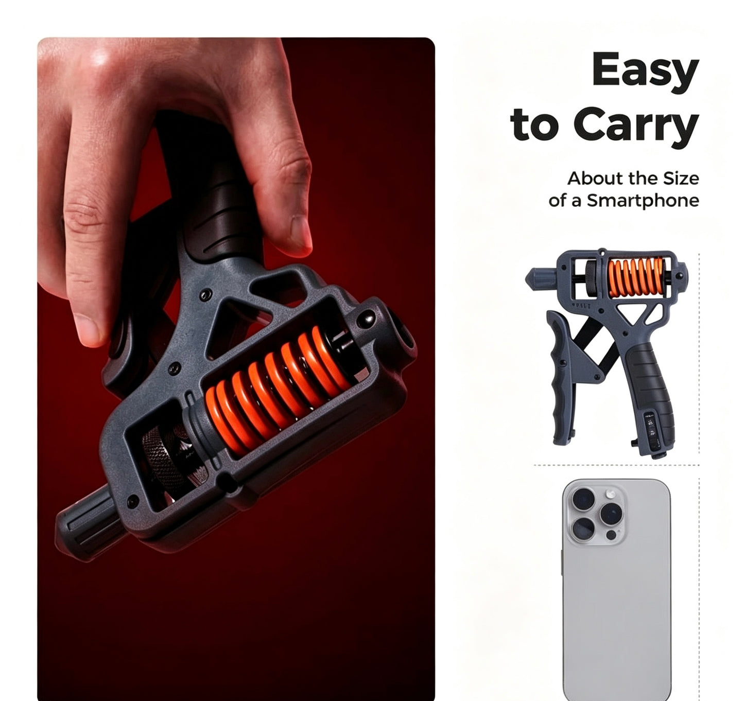 Limited Clearance Discount | 10-660LBS Adjustable Ergonomic H-Shaped Hand Grip Strengthener for Forearm Training & Hand Rehabilitation